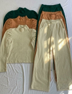 CONJUNTO BUZO M/POLERA Y PALAZO *LANILLA DIFERENCIADA* en internet