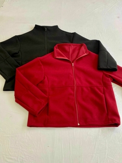 CAMPERA CON BOLSILLOS *PAÑO LISO* - CITTÀ