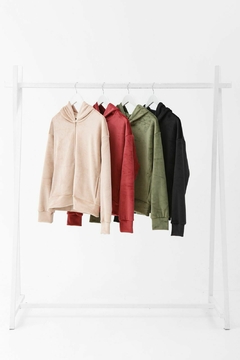 CAMPERA C/CAPUCHA *PLUSH JERSEY* - CITTÀ