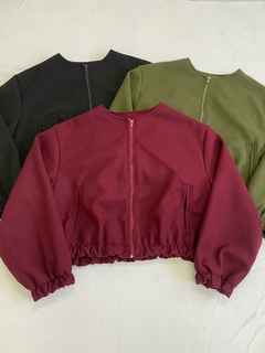 CAMPERA BOMBER *PAÑO* en internet