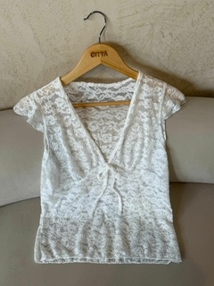 BLUSA V TIRITA *ENCAJE* en internet