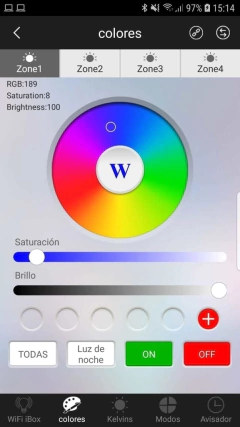 Kit 4 Esferas Jardin 350 con Lampara Move On RGB - Estilo Griscan