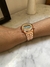 Reloj vintage de metal redondo
