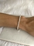 Pulsera espiga acero blanco