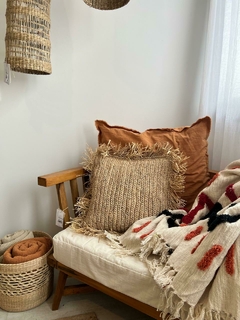 Almohadon tejido cuadrado