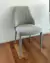(CF) 4 sillas de Landmark tapizadas en gris. / 51x61x47/88.