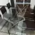 (FJC) Mesa de acero y vidrio de Walmer / 250 x 100 x 75