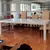 (CFC) Mesa de comedor blanca laqueada / 250x124x73