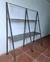 (JF) Estantería de hierro gris pintada a horno de La Compañía / 189 x 52 x 80