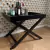(TL) Mesa bar laqueada con espejo / 81x55x60