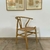 (ID) Silla Wishbone Nueva de madera de olmo / 47 x 58 x 45/76