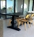 (CF) Mesa negra de madera de Landmark / 240x110x77