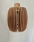 (JF) Lampara colgante madera / 20 x 24