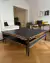 (FF) Mesa extensible ratan caña / 120x120x40