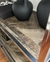 (MG) Dos bibliotecas/ estanterías de Landmark, parquet espigado y estructura metal cromado / 93 x 40 x 188 - comprar online