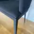 (MW) Juego comedor de La Compañia meda c tapa patina cementicia y base metálica 6 sillas tapizadas en Lino negro / 2x1x75 sillas 54x45x48x1 - tienda online