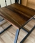 (MW) 10 Sillas madera maciza y base hierro / 40x39/50x45/92 - comprar online
