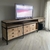 (MW) Mueble de La Ferme madera maciza y estructura hierro / 280x50x90