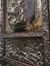 (MG) Biombo oriental Circa 1890 madera maciza tallada con relieve en hueso, con ruedas / 180 x 210 alto en internet
