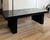 (AS) Mesa ratona de madera maciza negra / 1.20 x 55 x 37