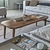 (MG) Nueva. Mesa ratona de petribi macizo con hidrolaca satinada / 150 x 58 x 42 - comprar online
