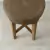 (MG) Tres banquetas de cuero y madera petiribi / 35 x 80 alto - comprar online