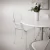 (IDC) 8 Sillas Ghost de Kartell / 40 x 50 x 46/90
