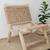 (FJ) Dos sillones de petiribi e hilo Kraft / 63 x 75 x 42