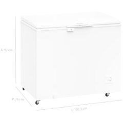Freezer 314l Electrolux 01 Tampa Classificacao A - H330 - comprar online
