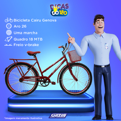 Bic Aro26 Com Cesta Fem. Personal Genova Cairu - 310122 - PC / 2 na internet