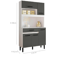 Kit Cozinha Nicioli Magazin 90 C/tampo - 891.178.1 na internet