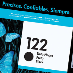 Cartucho De Tinta Hp N 122 Preto - Ch561hb