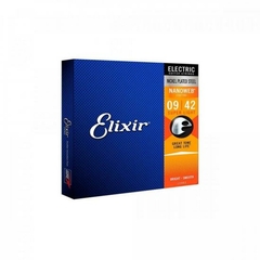 Encordoamento Para Guitarra .009 NANOWEB 12002 Super Light ELIXIR