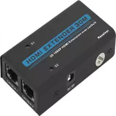 Extensor de HDMI 1080P 3D com LAN RJ45 30m CB0332 Preto RONTEK