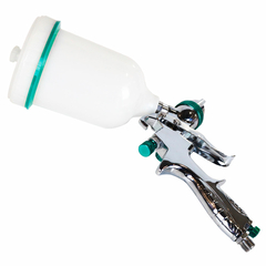 Pistola De Pintura Profissional H2008 Em Aluminio Hvlp Baixa Pressao Gravidade Bico 1.4mm - H2008 - comprar online