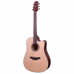 Violao Folk Cutaway T/spruce B/s Mogno Eq Pl-t Nv Gold Satin Hd-100ce/op.n Crafter