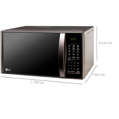 Micro-ondas 30l Lg Grill - Mh7093br.fslflgz na internet