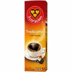 Capsula De Cafe Tres Coracoes Filtrado Trad 10und - 12151064 - comprar online