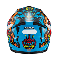 Capacete Texx Hawk - Hunger Azul 56 - BIDU SHOP
