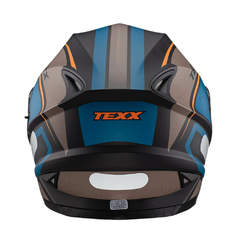 Capacete Texx Wing - Broker Azul E Laranja 62