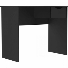 Mesa Multiuso c/ Gaveta COMPACT OFFICE Preta MULTIVISÃO - BIDU SHOP