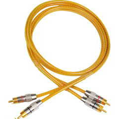 Cabo 2 + 2rca 3m Dupla Blindagem Amarelo Oxygen - loja online