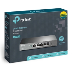 Roteador Load-balance 1 Wan +1 Lan + 3 Wan/lan Alternaveis Tl-r470t+ Smb na internet