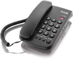Telefone Com Fio - Chave De Bloqueio - Indicação Luminosa De Chamada - Tcf 2000 Preto
