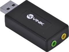 Adaptador Placa De Som Usb 7.1 Canais Virtual Ausb71 - comprar online