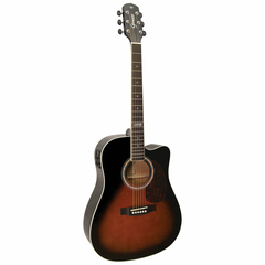 Violão Folk Eletroacústico Cutaway Gf1d Ceq 3ts Sunburst na internet