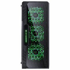 Gabinete Gamer Lumia Com Lateral Acrílica Preto 3x Fan Frontal Led 7 Cores E Cover De Fonte - comprar online