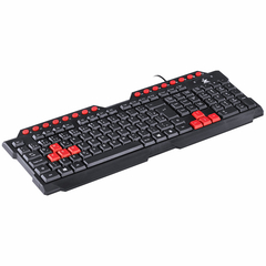 Teclado Usb Gamer Vx Gaming Dragon V2 Abnt2 1.8m Preto Com Vermelho - Gt100 na internet