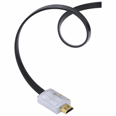 Cabo Hdmi 2.0 4k Ultra Hd 3d Conexão Ethernet Flat Com Conector Desmontável 10 Metros - H20fl-10 - BIDU SHOP