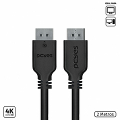 Cabo Displayport Macho Para Displayport Macho 2 Metros V1.2 - Pdpm-2 - comprar online
